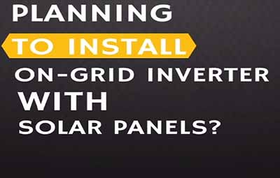 FUEL SAVE CONTROLLER FOR ON-GRID SOLAR PLANTS