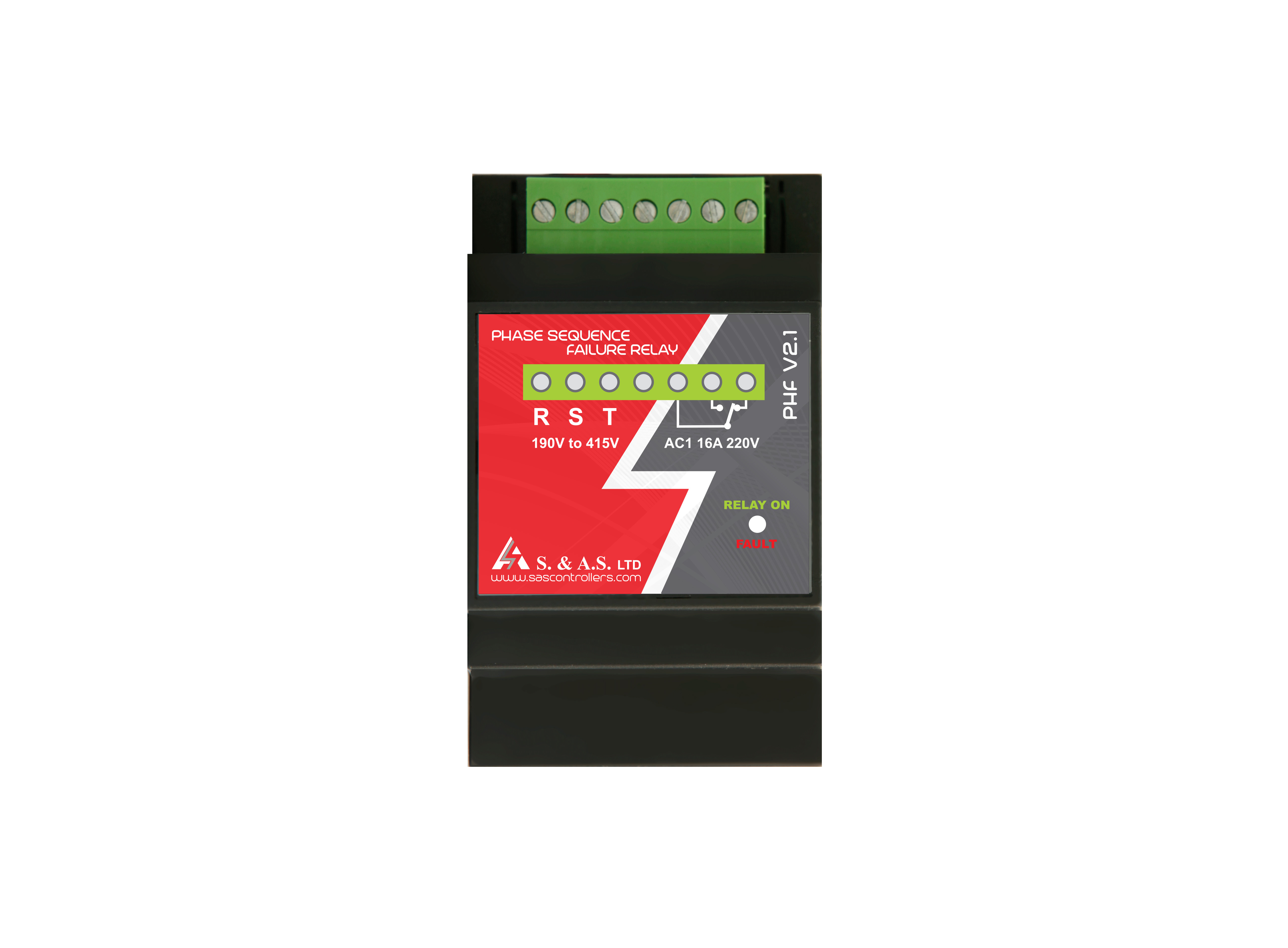 PHASE  SEQUENCE  /  FAILURE  RELAY</br>PHF  V2.1