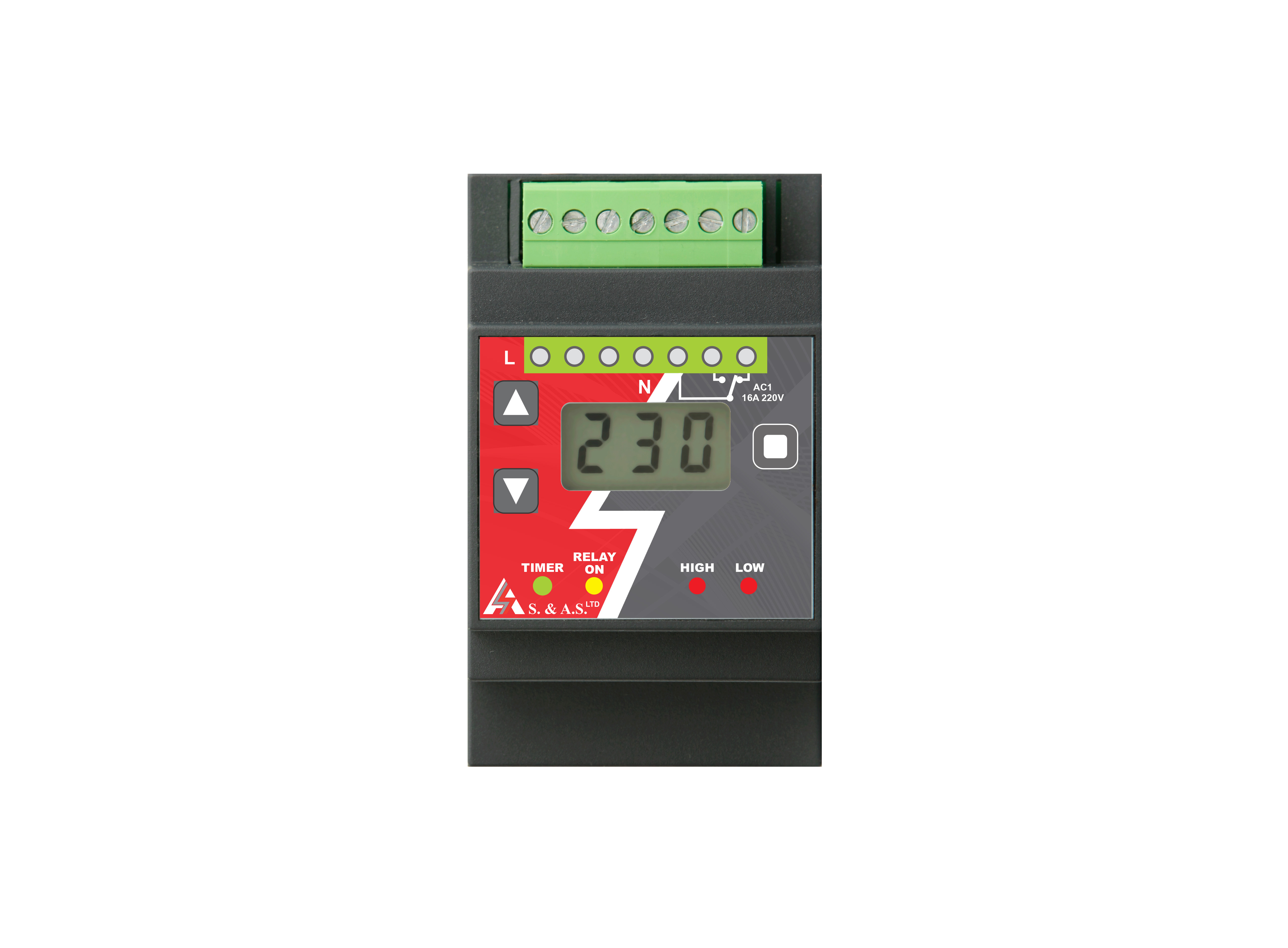 DIGITAL  SINGLE  PHASE  VOLTAGE  RELAY</br>SPHD  V1.3