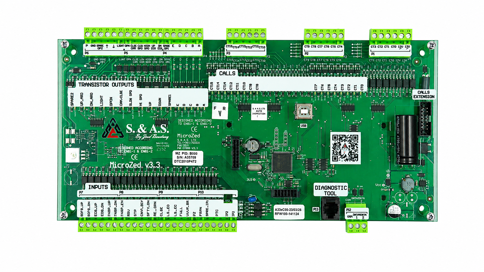 ELEVATOR CONTROLLER COLLECTIVE 1.6M/S MICROZED V3.3