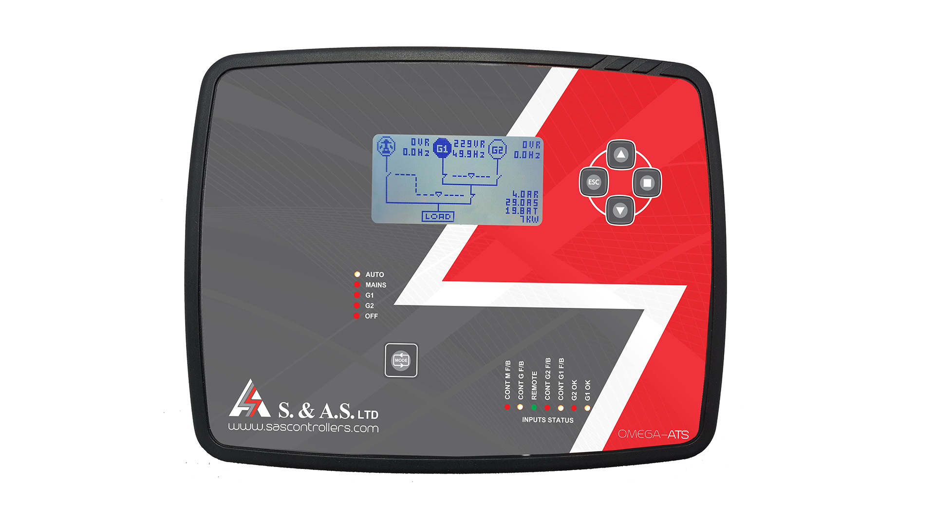 AUTOMATIC TRANSFER SWITCH CONTROLLER OMEGA ATS V1.2 / STD - E - M - EM