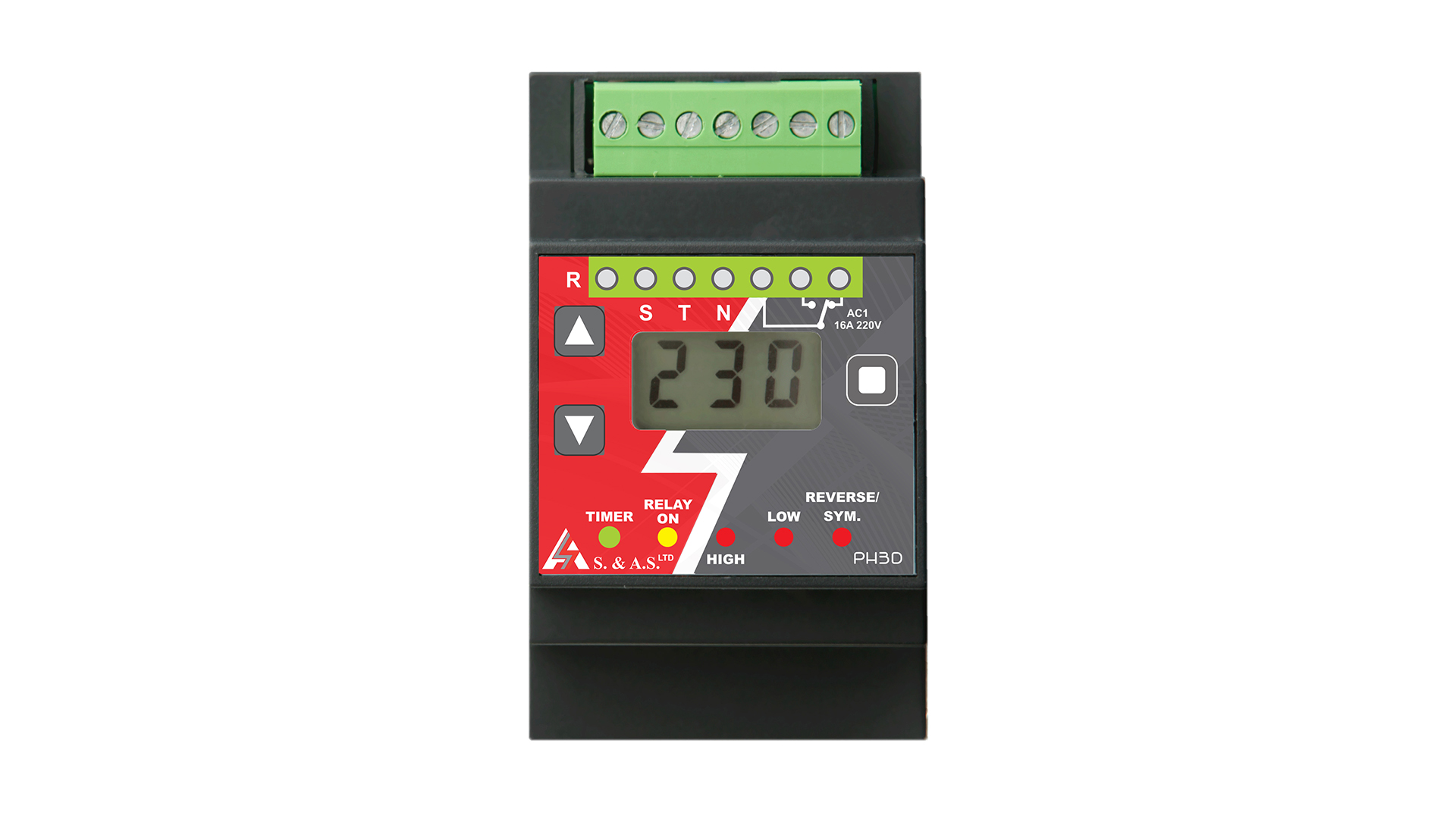 DIGITAL THREE PHASE VOLTAGE RELAY PH3D V13 / STD_1C - STD_2C
