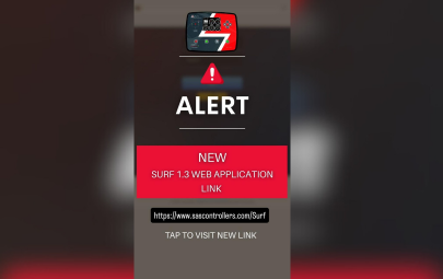 New Surf V1.3 web application